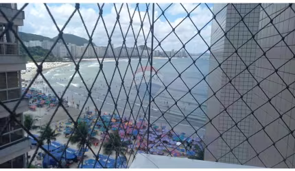 Apto 3 dorm, 1 suite, 2 vagas, Frente Mar, por 850 mil, Astúrias, Guarujá - SP