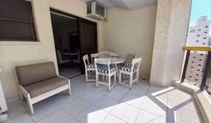 Flat com 3 dormitórios 1 suíte 2 vagas para alugar com 120 m² por 9.000,00 - Praia das Pitangueiras - Guarujá - SP