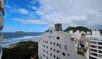 Apartamento à venda Guarujá - 2 dormitórios com sacada e vista para o mar