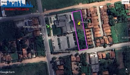 VENDE-SE 2 TERRENOS ATRÁS DO FORUM de SÃO GONÇALO DO AMARANTE -RN.