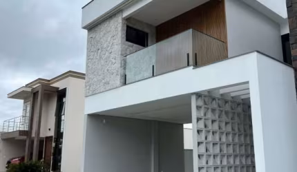 Casa em condomínio fechado com 3 quartos à venda na Ametista, 1, Beira Rio, Biguaçu por R$ 1.200.000