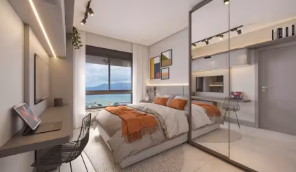 Apartamento com 1 quarto à venda na Avenida Engenheiro Max de Souza, 001, Coqueiros, Florianópolis por R$ 653.825