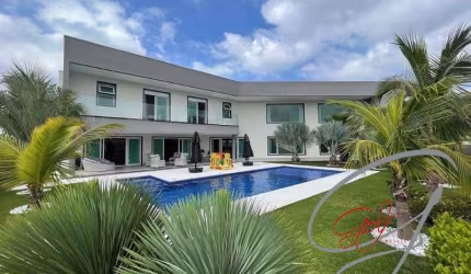 Casa de 883,58m² no Condomínio São Paulo II - com  4 suítes, LINDA, MODERNA E IMPECÁVEL! Gourmet, piscina! NOVA!