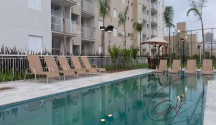 Apartamento de 62 m² com 2 dormitórios e 1 vaga.