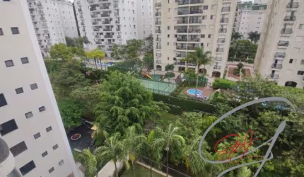 Cobertura de alto padrão para venda na Vila São Francisco, com 2 suítes e 2 vagas.