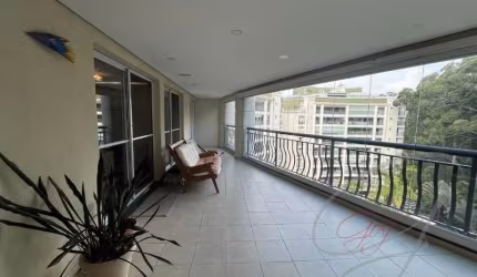 Aluguel de apartamento de alto padrão na Vila São Francisco, São Paulo-SP: 4 quartos, 3 salas, 6 banheiros, 4 vagas de garagem!