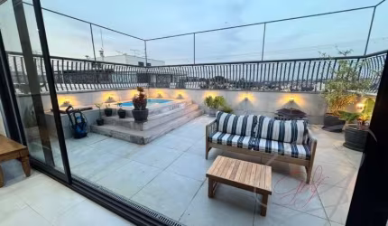 Cobertura à venda em São Paulo-SP, Cidade São Francisco: 3 quartos, 1 suíte, 1 sala, 3 banheiros, 3 vagas, 163 m².