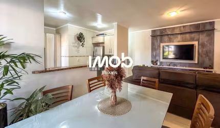 Apartamento semimobiliado 1 suíte + 2 quartos, Nova Brasília