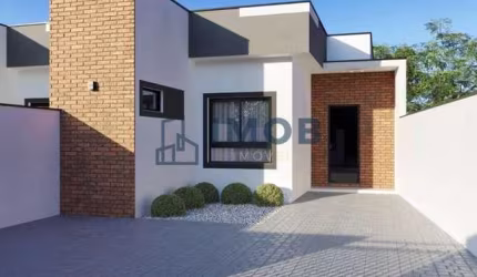 Casa Geminada com 1 suíte + 1 quarto, Escolinha - Guaramirim