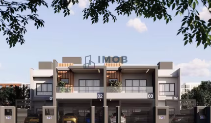 Casa Geminada com 1 suíte + 2 quartos, Amizade - Jaraguá do Sul