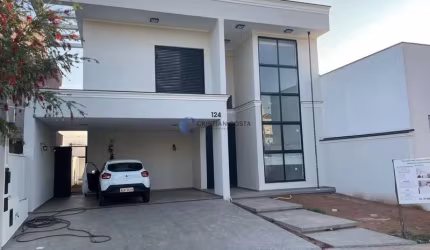 Sobrado de 4 suítes e piscina no Cond. Village Damha 2 em São Carlos