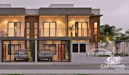 Sobrado com 2 dormitórios à venda, 82 m² por R$ 779.017,00 - Armação - Penha/SC