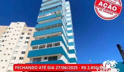 Apartamento com 2 dormitórios para alugar, 90 m² por R$ 3.766,67/mês - Centro - Barra Velha/SC