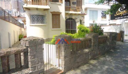 Sobrado com 4 dormitórios, 1 m² - venda por R$ 5.000.000,00 ou aluguel por R$ 17.000,00/mês - Gonzaga - Santos/SP