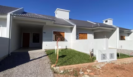 GEMINADOS NOVOS COM 62,89M2 EM LINHA SANTA CRUZ EM SANTA CRUZ DO SUL.RS