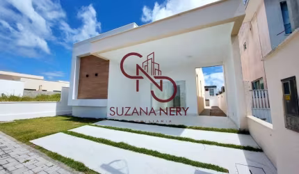 CASA TERREA COM 3 QUARTOS NO CONDOMINIO VILA DOS VENTOS EM PARNAMIRIM