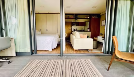 Apartamento tipo estúdio, 49 m2, mobiliado, 1 quarto, 1 banheiro, 1 vaga, para venda, Vila Nova Conceição.