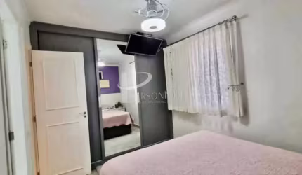 Apartamento à Venda com 80m², 02 Dormitórios sendo 01 Suíte, Sala Ampliada e 02 Vagas de Garagem, C