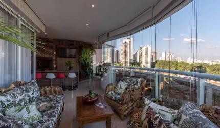 Apartamento mobiliado à venda com 200m², 3 suítes e 5 vagas, Jardim Anália Franco, São Paulo