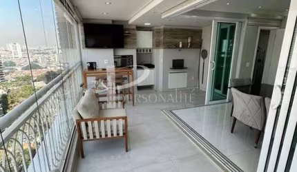 Apartamento na Rua mais tranquila do bairro Jardim Anália Franco com 176m² de área útil privativa, 03 Suites e 04 Vagas de Garagem + Deposito. Edifício Conquest. São Paulo- SP.