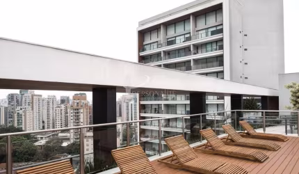 Flat à venda com serviço completo, localizado em um dos pontos mais nobres de São Paulo na região da