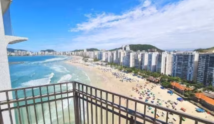 Cobertura duplex, 382 m2, 6 suítes, 2 vagas, para venda, Morro do Maluf, Guarujá.