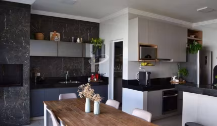 Casa térrea nova, 165 m2, 3 suítes, espaço gourmet, para venda, Cidade Jardim, Uberlândia.