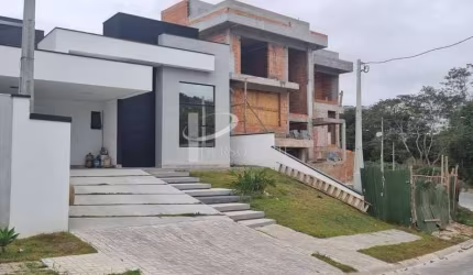 Casa térra recém construída, 150 m2, 3 suítes, 4 vagas, para venda, Condomínio Aruã Brisas, Mogi das Cruzes.