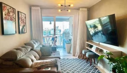 Apartamento Mobilado com 100m², 3 Quartos e 2 Vagas para Venda ou Locação. Mooca. SP.