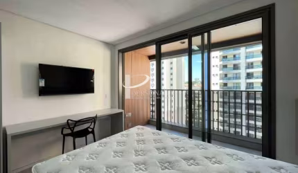 Studio Lumen para Locação com 25m², Totalmente Mobiliado, localizado Jardim Anália Franco. SP