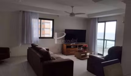 Apartamento Cobertura na Vila Tupi em Praia Grande, Frente para a Praia com 4 dormitórios, 3 vagas d