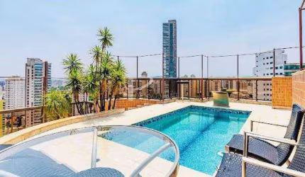 Cobertura à Venda e para Locação, com 335m², 4 Dormitórios sendo 3 Suítes e 5 Vagas de Garagem - Anália Franco - SP.