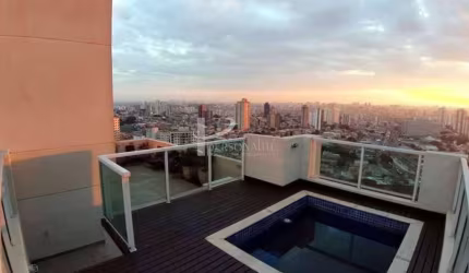Belíssima cobertura em bairro nobre da Zona Leste à Venda com 297m² no Edifício Jacarandá, Jardim