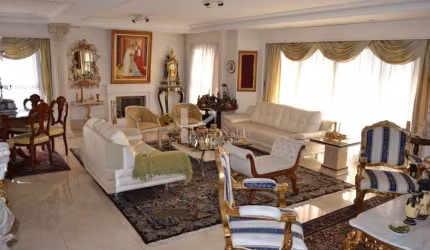 Cobertura 600 m2, 4 Suítes, 8 Vagas, Gazebo,Piscina, Lareira, Armários Ornari à venda, Moema -Indian