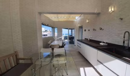 Linda Cobertura Duplex à venda,341 m², 6 Suítes,2 Vagas Cobertas, Pé na Areia, Módulo 3, Riviera - B
