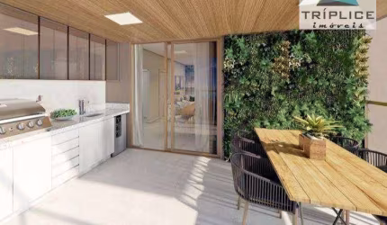Apartamento 3 quartos com 2 suítes, sala 2 ambientes com varanda gourmet, 2 vagas. 1 por andar. Alto padrão com vista definitiva em frente a praça.
