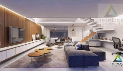 Casa duplex com 235,36m², 3 quartos sendo 1 suíte com varanda e 2 quartos com varanda, sala e cozinha integradas, pátio com área gourmet. Aeroporto.
