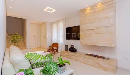 Casa em condomínio fechado com 3 quartos à venda na Rua Victório Viezzer, 471, Mercês, Curitiba, 205 m2 por R$ 1.750.000
