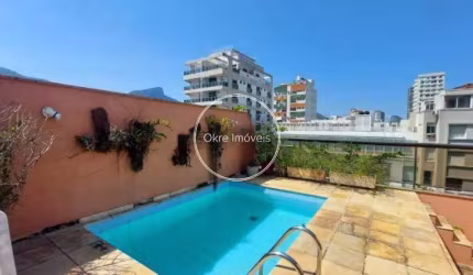Cobertura com 4 quartos à venda na Avenida Bartolomeu Mitre, Leblon, Rio de Janeiro, 224 m2 por R$ 5.100.000