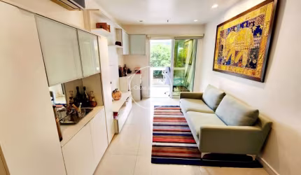 Flat com 2 quartos à venda na Avenida Epitácio Pessoa, Lagoa, Rio de Janeiro, 58 m2 por R$ 1.150.000