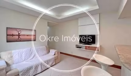 Apartamento com 1 quarto à venda na Avenida Bartolomeu Mitre, Leblon, Rio de Janeiro, 47 m2 por R$ 1.045.000