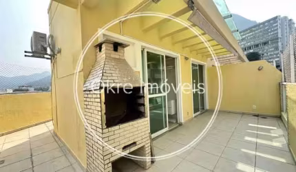 Cobertura com 3 quartos à venda na Rua Pio Correia, Jardim Botânico, Rio de Janeiro, 137 m2 por R$ 1.480.000