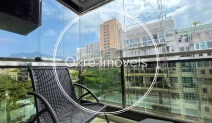 Flat com 1 quarto à venda na Avenida General San Martin, Leblon, Rio de Janeiro, 40 m2 por R$ 1.550.000