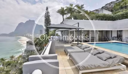 Casa em condomínio fechado com 6 quartos à venda na Avenida Niemeyer, São Conrado, Rio de Janeiro, 1035 m2 por R$ 10.000.000