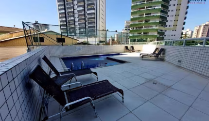 Apartamento para Venda em Praia Grande, Guilhermina, 2 dormitórios, 1 suíte, 2 banheiros, 1 vaga