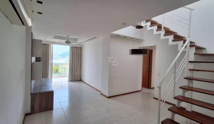 Cobertura Duplex de 3 quartos, 1 suíte, vista mar, toda montada, vazia, piscina e churrasqueira, 2 vagas.