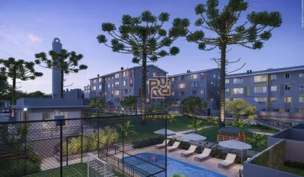 Apartamento com 2 dormitórios à venda, 48 m² por R$ 330.000,00 - Santa Cândida - Curitiba/PR