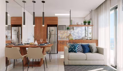 Apartamento à venda, 46 m² por R$ 425.458,34 - Capão Raso - Curitiba/PR