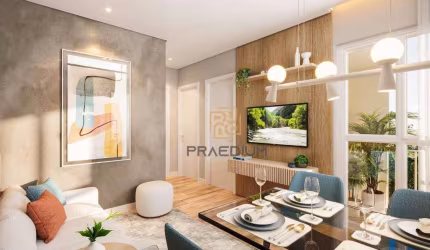 Apartamento com 2 dormitórios à venda, 44 m² por R$ 253.826,10 - Campo Largo da Roseira - São José dos Pinhais/PR