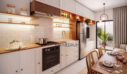 Apartamento com 2 dormitórios à venda, 61 m² por R$ 590.000,00 - Bacacheri - Curitiba/PR